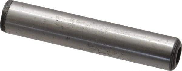 Value Collection - 3/8" Diam x 2" Pin Length Grade 8 Alloy Steel Pull Out Dowel Pin - 1 Rounded & 1 Threaded End - Benchmark Tooling