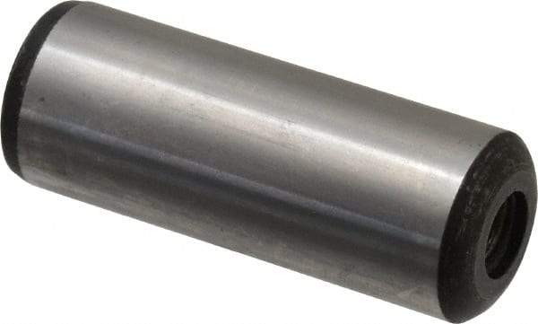 Value Collection - 3/4" Diam x 2" Pin Length Grade 8 Alloy Steel Pull Out Dowel Pin - 1 Rounded & 1 Threaded End - Benchmark Tooling