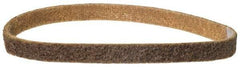 3M - 3" Wide x 132" OAL, Aluminum Oxide Abrasive Belt - Aluminum Oxide, Medium, Nonwoven, Series SC-BF - Benchmark Tooling