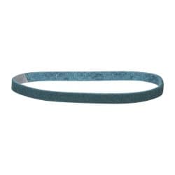 3M - 1/2" Wide x 18" OAL, Aluminum Oxide Abrasive Belt - Aluminum Oxide, Very Fine, Nonwoven, Series SC-BS - Benchmark Tooling