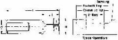 Cutting Tool Technologies - 1" Cut Diam, 0.37" Max Depth of Cut, 1" Shank Diam, 3.62" OAL, Indexable Square Shoulder Centercutting End Mill - SPEB 422(outer), SPEH 322(center) Inserts, Flatted Shank, 90° Lead Angle - Benchmark Tooling