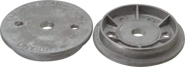 3M - Deburring Wheel Flange - Compatible with 3" Diam x 1/2" Hole Deburring Wheels - Benchmark Tooling