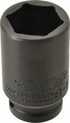 Proto - 3/4" Drive 1-1/2" Deep Thin Wall Impact Socket - 6 Points, 3-1/2" OAL - Benchmark Tooling