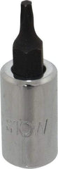Proto - 1/4" Drive, T10 Torx Bit Socket - 1-1/2" OAL - Benchmark Tooling