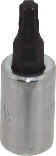 Proto - 1/4" Drive, T25 Torx Bit Socket - 1-1/2" OAL - Benchmark Tooling