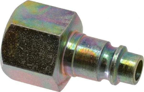 Coilhose Pneumatics - 3/8 Female NPT Acme Pneumatic Hose Connector - Steel, 1/4" Body Diam - Benchmark Tooling