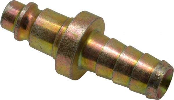 Coilhose Pneumatics - Hose Barb Acme Pneumatic Hose Connector - Steel, 1/4" Body Diam, 3/8" Hose ID - Benchmark Tooling