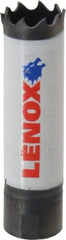 Lenox - 11/16" Diam, 1-1/2" Cutting Depth, Hole Saw - Bi-Metal Saw, Toothed Edge - Benchmark Tooling