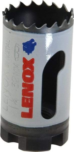 Lenox - 1-1/4" Diam, 1-1/2" Cutting Depth, Hole Saw - Bi-Metal Saw, Toothed Edge - Benchmark Tooling