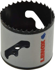 Lenox - 2-1/4" Diam, 1-1/2" Cutting Depth, Hole Saw - Bi-Metal Saw, Toothed Edge - Benchmark Tooling