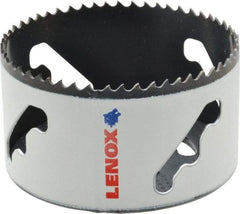 Lenox - 3-5/8" Diam, 1-1/2" Cutting Depth, Hole Saw - Bi-Metal Saw, Toothed Edge - Benchmark Tooling