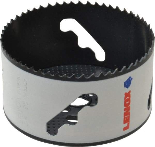 Lenox - 3-3/4" Diam, 1-1/2" Cutting Depth, Hole Saw - Bi-Metal Saw, Toothed Edge - Benchmark Tooling