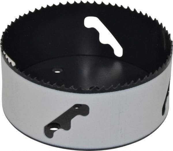 Lenox - 4-3/4" Diam, 1-1/2" Cutting Depth, Hole Saw - Bi-Metal Saw, Toothed Edge - Benchmark Tooling