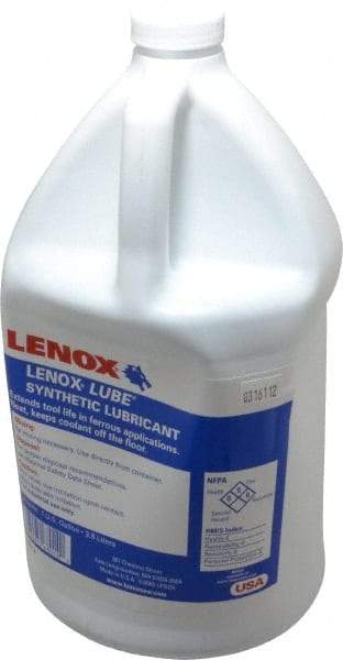 Lenox - Lenox Lube, 1 Gal Bottle Sawing Fluid - Synthetic - Benchmark Tooling