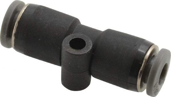 Norgren - 5/32" Tube OD, Brass Push-to-Connect Tube Union - Tube to Tube Connection, 150 Max psi, Nitrile O-Ring, 0 to 175°F Working Temp - Benchmark Tooling