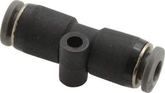 Norgren - 5/32" Tube OD, Brass Push-to-Connect Tube Union - Tube to Tube Connection, 150 Max psi, Nitrile O-Ring, 0 to 175°F Working Temp - Benchmark Tooling