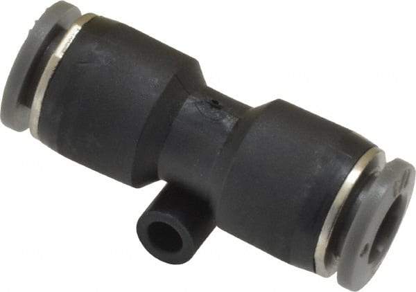 Norgren - 1/4" Tube OD, Brass Push-to-Connect Tube Union - Tube to Tube Connection, 150 Max psi, Nitrile O-Ring, 0 to 175°F Working Temp - Benchmark Tooling