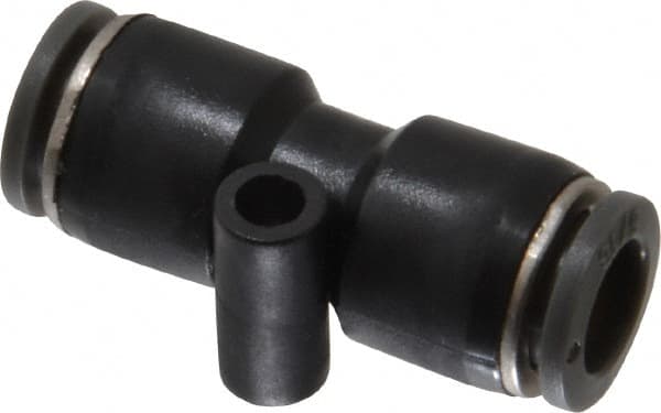 Norgren - 5/16" Tube OD, Brass Push-to-Connect Tube Union - Tube to Tube Connection, 150 Max psi, Nitrile O-Ring, 0 to 175°F Working Temp - Benchmark Tooling