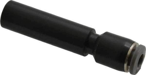 Norgren - 5/32" Tube OD, Brass Push-to-Connect Tube Straight Stem - Tube to Stem Connection, 150 Max psi, Nitrile O-Ring, 0 to 175°F Working Temp - Benchmark Tooling