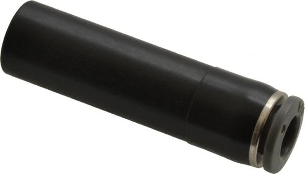 Norgren - 1/4" Tube OD, Brass Push-to-Connect Tube Straight Stem - Tube to Stem Connection, 150 Max psi, Nitrile O-Ring, 0 to 175°F Working Temp - Benchmark Tooling