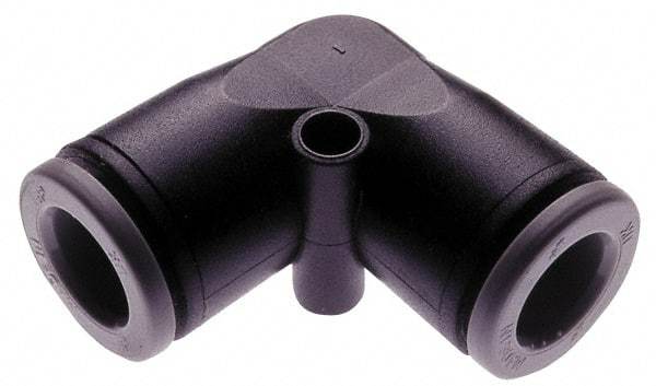 Norgren - 4mm Tube OD, Brass Push-to-Connect Tube Union Elbow - Tube to Tube Connection, 150 Max psi, Nitrile O-Ring, 0 to 175°F Working Temp - Benchmark Tooling