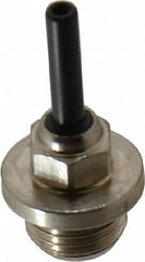 Norgren - 1/4 BSPP Brass Push-to-Connect Tube Male Stem Connector - 150 Max psi, Nitrile O-Ring, 0 to 175°F Working Temp - Benchmark Tooling