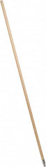 PRO-SOURCE - 60 x 15/16" Wood Handle for Push Brooms - Threaded Connection, Tan - Benchmark Tooling