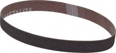 Norton - 3/4" Wide x 18" OAL, 60 Grit, Aluminum Oxide Abrasive Belt - Aluminum Oxide, Medium, Coated, Series R283 - Benchmark Tooling