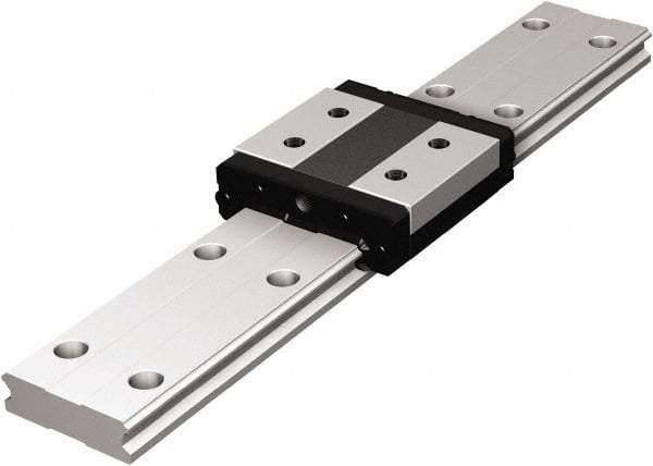 THK - 820mm OAL x 42mm Overall Width x 15mm Overall Height 4 Way SHW Rail - 60mm Between Holes, 4-1/2 x 7-1/2 x 5.3mm Hole Size - Benchmark Tooling