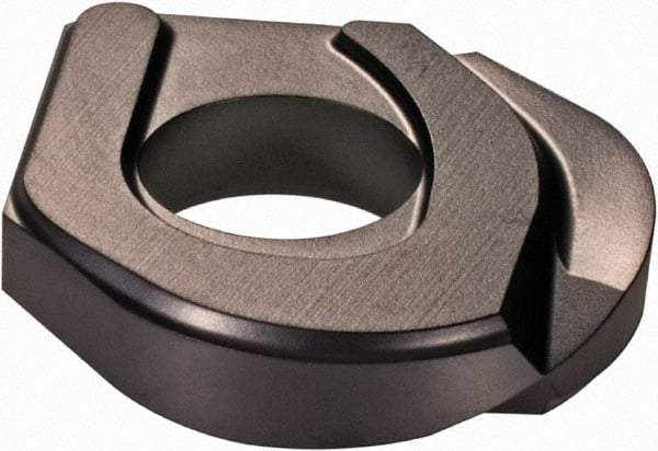 Iscar - HCRD.75 QF Grade IC908 Carbide Milling Insert - TiAlN Finish, 0.183" Thick, 3/4" Inscribed Circle, 3/8" Corner Radius - Benchmark Tooling