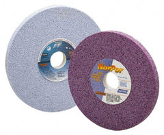 Norton - 12" Diam x 3" Hole x 1" Thick, H Hardness, 60 Grit Surface Grinding Wheel - Ceramic, Type 1, Medium Grade, 2,710 Max RPM, Vitrified Bond, No Recess - Benchmark Tooling