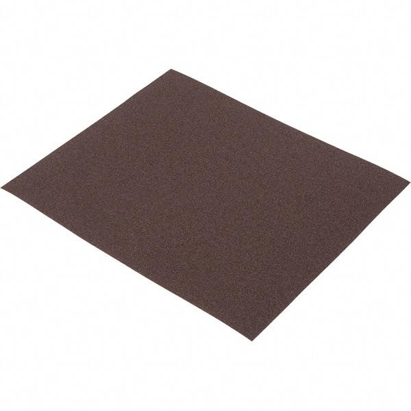 Norton - 80 Grit, Aluminum Oxide Sanding Sheet - 11" Long x 9" Wide, Medium Grade, J Weighted Cloth Backing - Benchmark Tooling