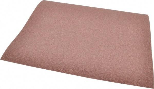 Norton - 100 Grit, Aluminum Oxide Sanding Sheet - 11" Long x 9" Wide, Fine Grade, J Weighted Cloth Backing - Benchmark Tooling