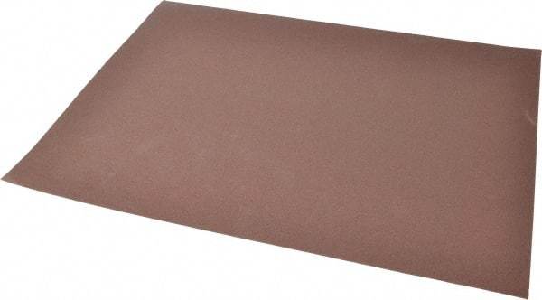 Norton - 240 Grit, Aluminum Oxide Sanding Sheet - 11" Long x 9" Wide, Very Fine Grade, J Weighted Cloth Backing - Benchmark Tooling