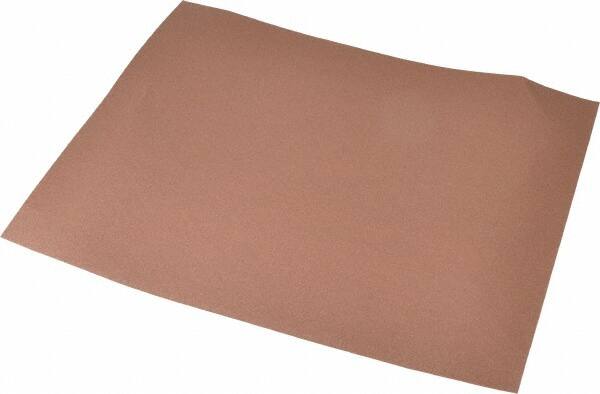 Norton - 320 Grit, Aluminum Oxide Sanding Sheet - 11" Long x 9" Wide, Extra Fine Grade, J Weighted Cloth Backing - Benchmark Tooling