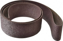 3M - 3" Wide x 120" OAL, 36 Grit, Aluminum Oxide Abrasive Belt - Aluminum Oxide, Very Coarse, Coated, X Weighted Cloth Backing, Series 341D - Benchmark Tooling