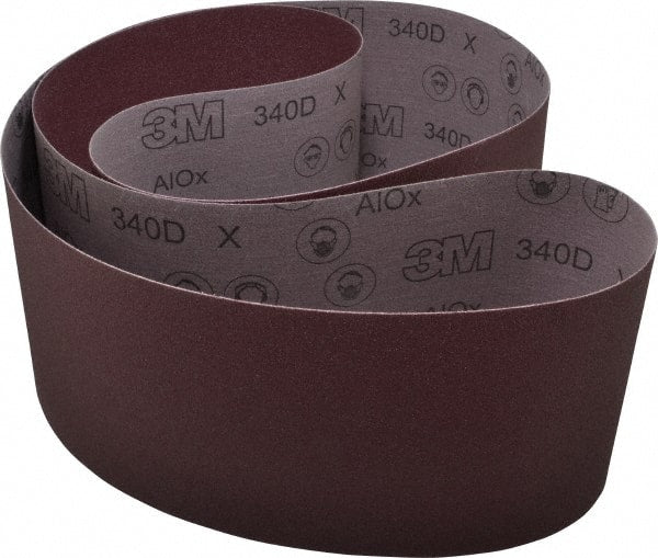 Abrasive Belt: 6″ Width, 80 Grit, Aluminum Oxide Coated, X Weighted, Series 240D