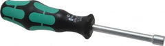 Wera - 1/4" Hollow Shaft Nutdriver - Ergonomic Handle, 6-3/4" OAL - Benchmark Tooling