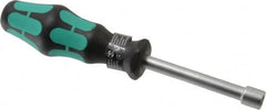 Wera - 11/32" Hollow Shaft Nutdriver - Ergonomic Handle, 7-1/4" OAL - Benchmark Tooling