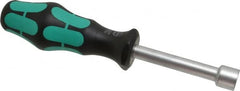 Wera - 1/2" Hollow Shaft Nutdriver - Ergonomic Handle, 7-3/4" OAL - Benchmark Tooling