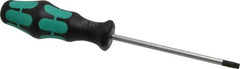 Wera - T27 Torx Driver - 4-1/4" Blade Length, 8-3/4" OAL, Ergonomic Handle - Benchmark Tooling