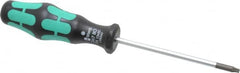 Wera - T10 Torx Driver - 3-3/16" Blade Length, 6-1/4" OAL, Ergonomic Handle - Benchmark Tooling