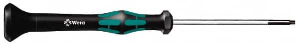 Wera - T10 Torx Driver - 2-3/8" Blade Length, 6-3/16" OAL, Micro Handle - Benchmark Tooling
