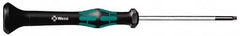 Wera - T10 Torx Driver - 2-3/8" Blade Length, 6-3/16" OAL, Micro Handle - Benchmark Tooling