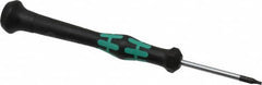 Wera - T6 Torx Driver - 1-9/16" Blade Length, 3-7/8" OAL, Micro Handle - Benchmark Tooling