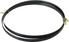 Starrett - 10 TPI, 8' 10" Long x 5/8" Wide x 0.032" Thick, Welded Band Saw Blade - Carbon Steel, Toothed Edge, Raker Tooth Set, Flexible Back, Contour Cutting - Benchmark Tooling