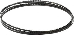 Starrett - 4 TPI, 12' 6" Long x 1/4" Wide x 0.025" Thick, Welded Band Saw Blade - Carbon Steel, Toothed Edge, Raker Tooth Set, Flexible Back, Contour Cutting - Benchmark Tooling