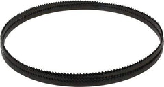 Starrett - 6 TPI, 12' 6" Long x 3/8" Wide x 0.025" Thick, Welded Band Saw Blade - Carbon Steel, Toothed Edge, Raker Tooth Set, Flexible Back, Contour Cutting - Benchmark Tooling