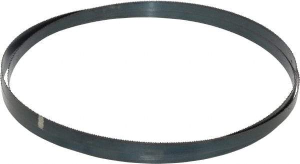 Starrett - 14 TPI, 8' 2" Long x 1/2" Wide x 0.025" Thick, Welded Band Saw Blade - Carbon Steel, Toothed Edge, Raker Tooth Set, Flexible Back, Contour Cutting - Benchmark Tooling