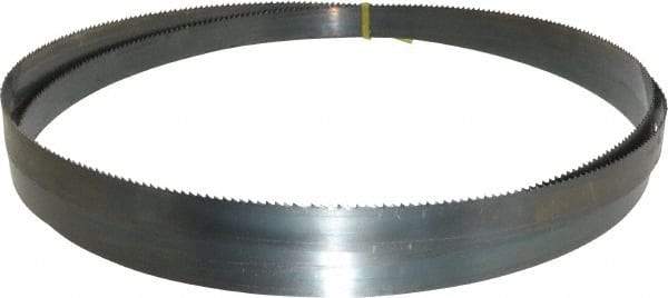 Starrett - 6 TPI, 12' Long x 1" Wide x 0.035" Thick, Welded Band Saw Blade - Carbon Steel, Toothed Edge, Raker Tooth Set, Flexible Back, Contour Cutting - Benchmark Tooling